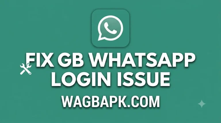 Fix GB WhatsApp Login Issue