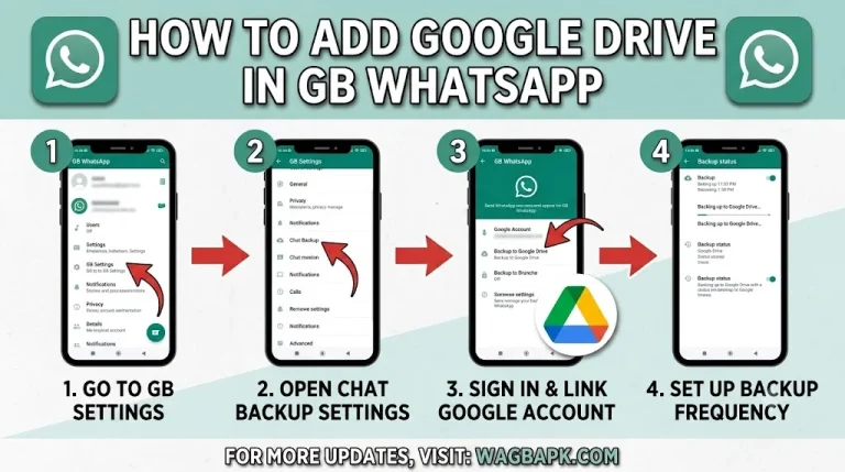 How to Add Google Drive in GB WhatsApp